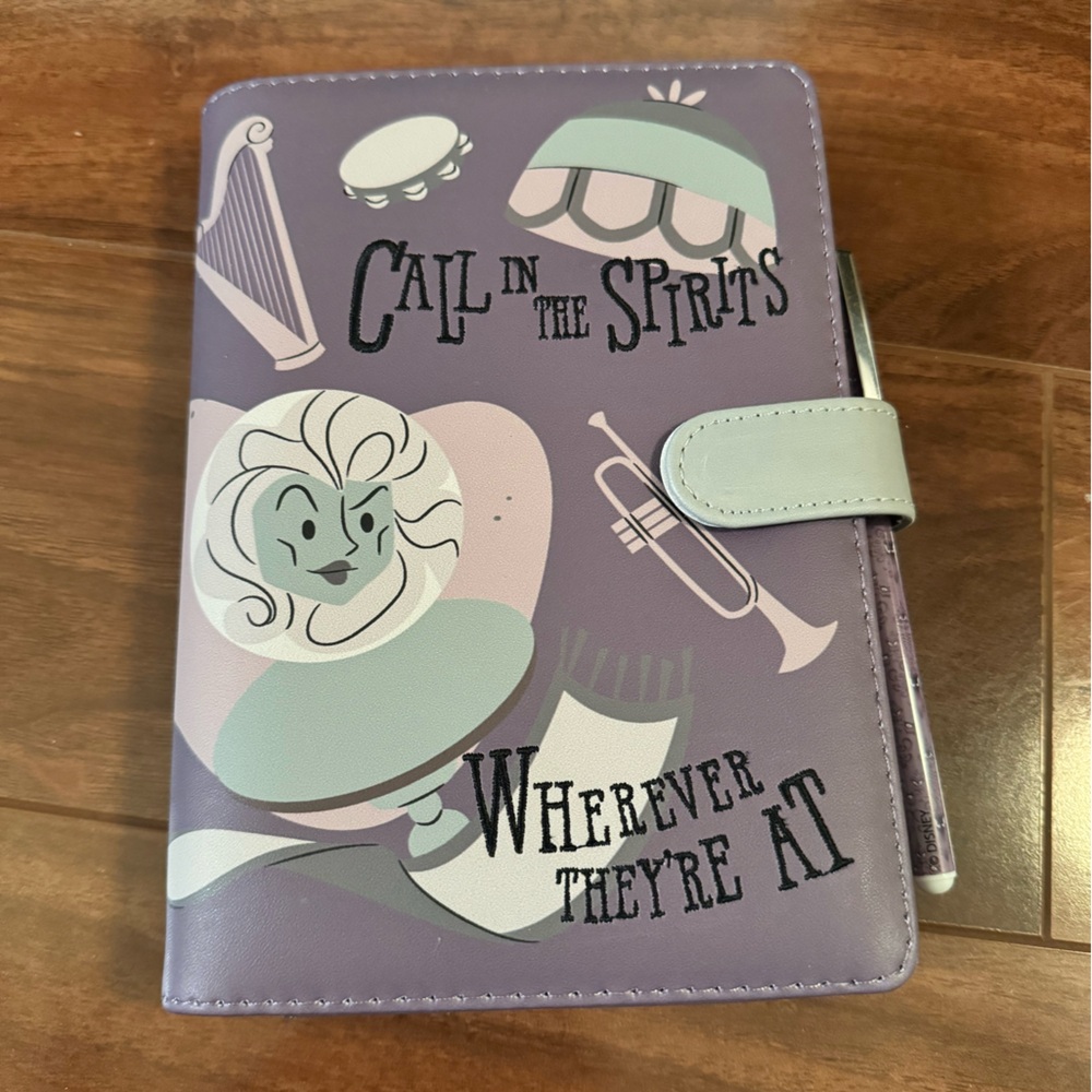 Disney Haunted Mansion Journal Set- Journal, stickers, paper clips, pen